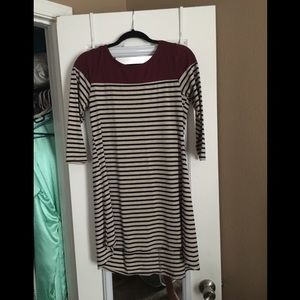 High-low T-shirt dress.